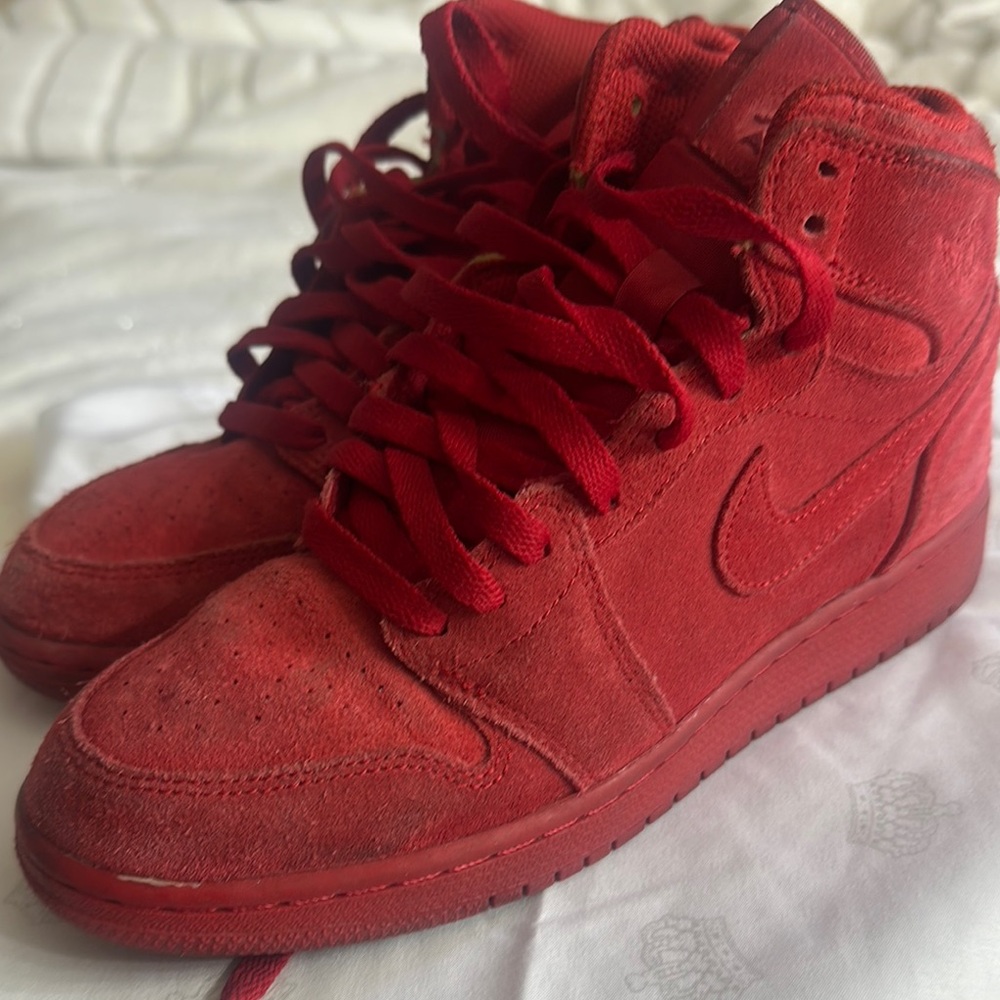 Nike Red High-Top Sneakers